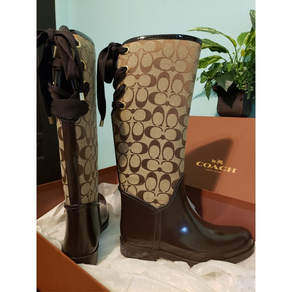 Coach tristee rain boots